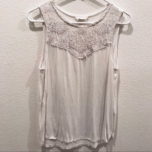 H&M laced sleeveless top